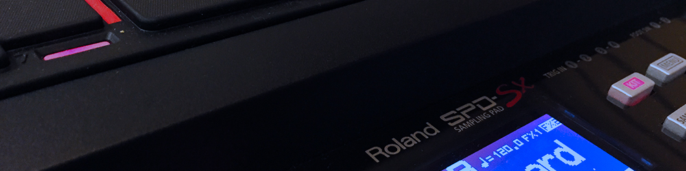 Roland SPD-SX Banner