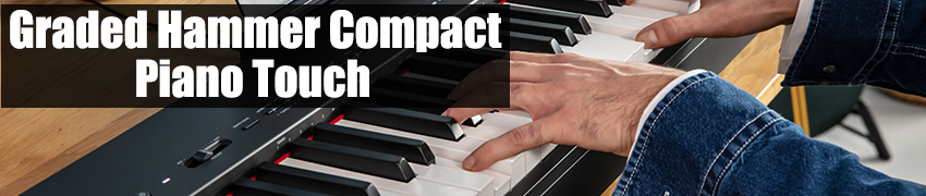 Yamaha P-145 Graded Hammer Key Touch
