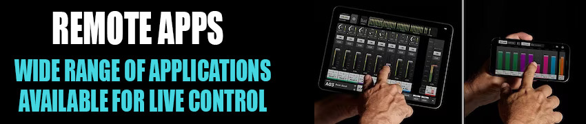 Yamaha DM3S applications for remote control